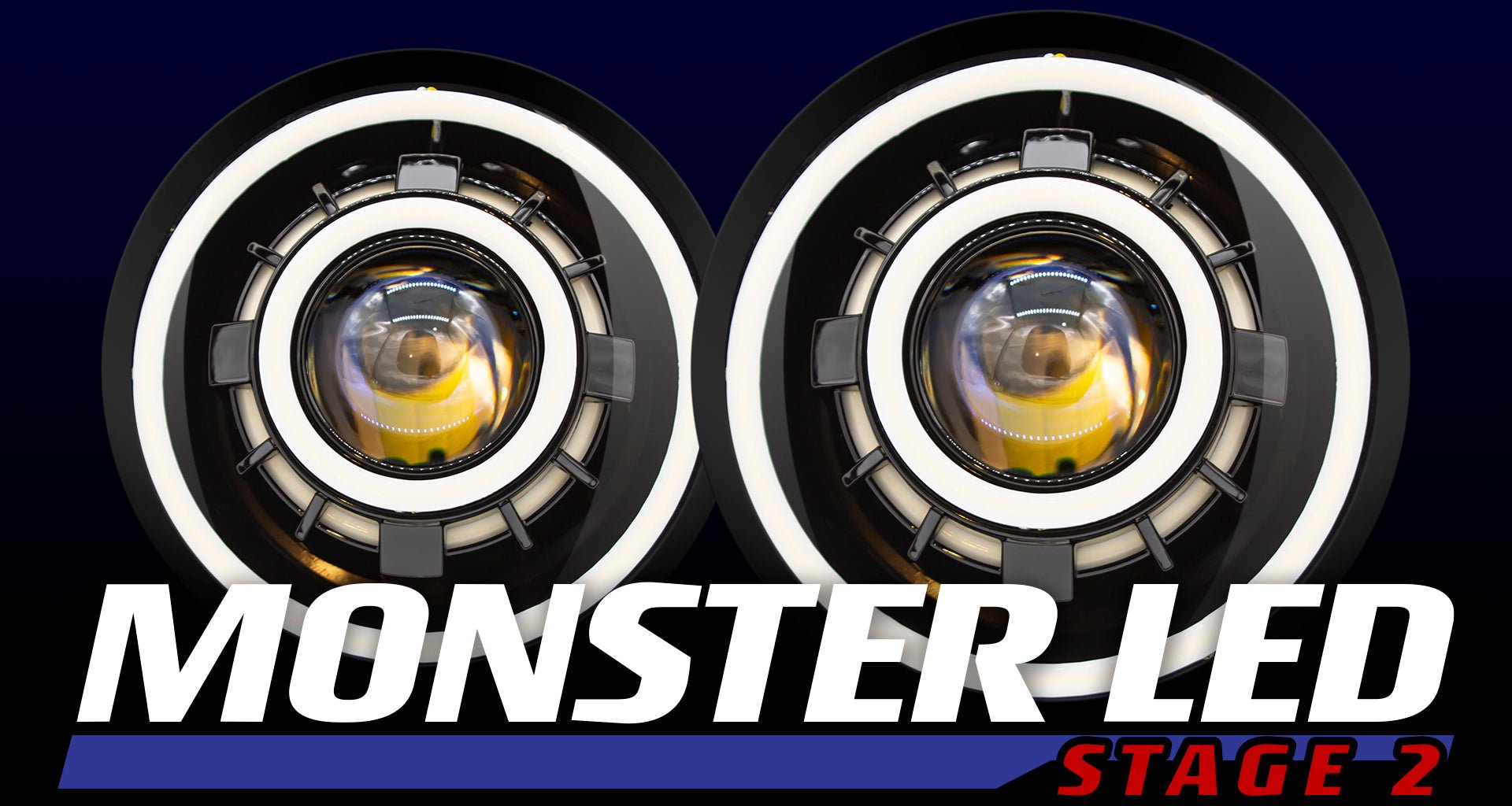 MONSTER Stage 2 Hummer H3 | Angel Eye Halo Headlights - HIDprojectors