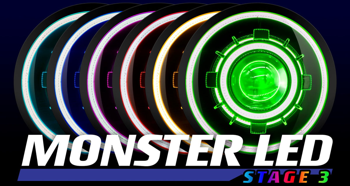 7" MONSTER Stage 3 - Black Friday - HIDprojectors