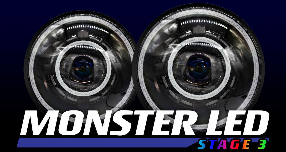 7&quot; MONSTER Stage 3 Hummer H3 Version - HIDprojectors