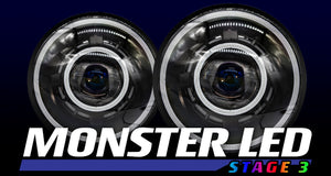 7" MONSTER Stage 3 Hummer H3 Version - HIDprojectors