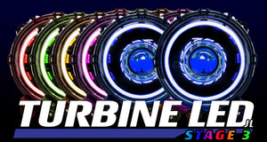 9" Turbine Stage 3 Bi - LED Projector Headlights - Black Friday - HIDprojectors