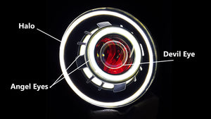Bi - LED Custom (choose your LED colors) - Single Headlight - HIDprojectors