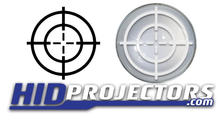 Cross Hair Etching - HIDprojectors