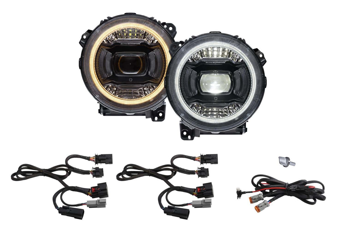 Elite LED Headlamps for 2020-2023 Jeep JL &amp; Gladiator