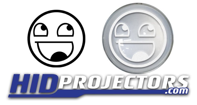 Happy Face Etching - HIDprojectors