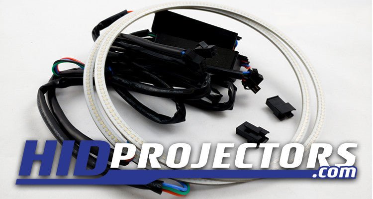 Jeep JL Wrangler and Gladiator color changing RGB Halos - HIDprojectors