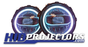 Jeep JL Wrangler and Gladiator color changing RGB Halos - HIDprojectors