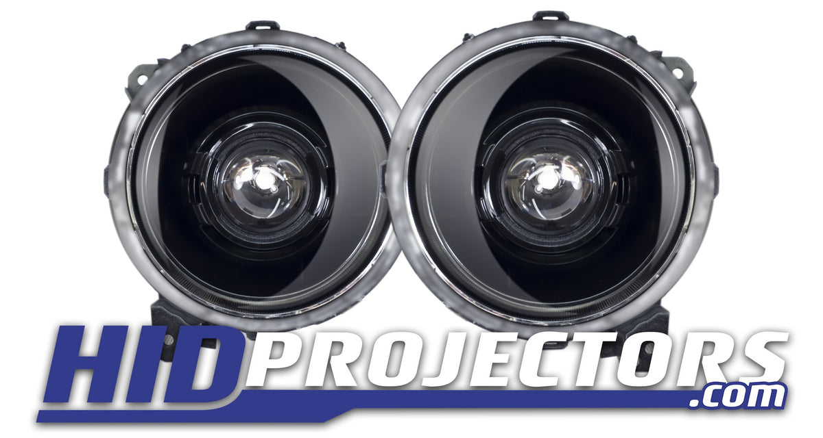 9&quot; Black Series JL &amp; Gladiator Bi-LED Projector Headlights