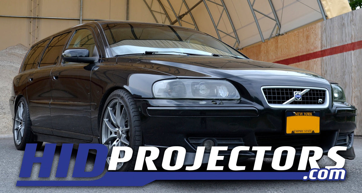 Volvo S60R / V70R Bi - Xenon Projector Retrofit with LED DRL - HIDprojectors